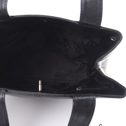 Chanel Caviar CC Tote Black 6 of 13