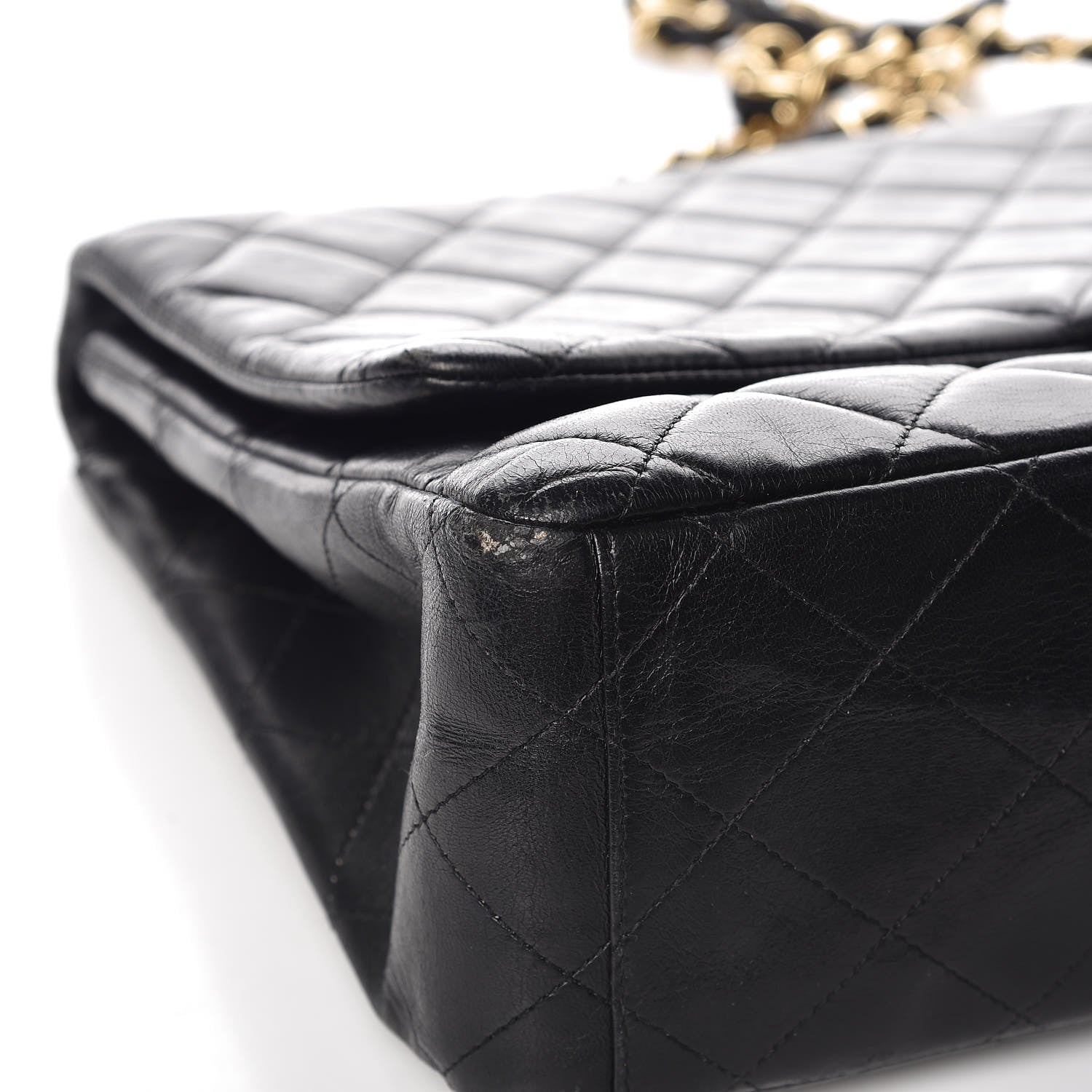 Chanel Lambskin Quilted Maxi Single Flap Black 5 of 13
