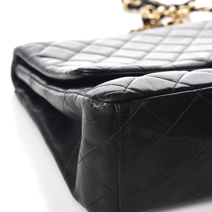 Chanel Lambskin Quilted Maxi Single Flap Black 5 of 13