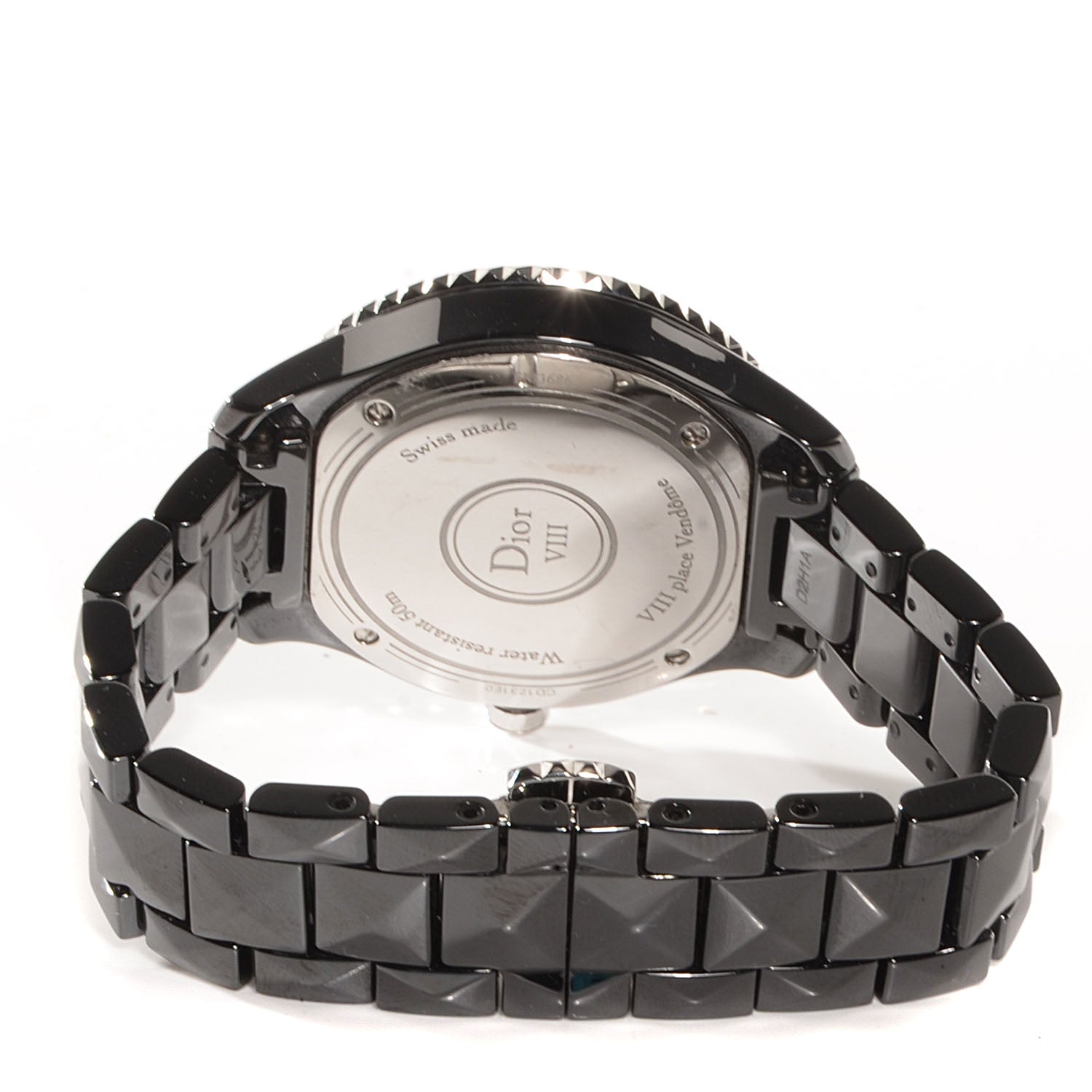 Christian Dior Stainless Steel Ceramic 33mm Dior VIII Quartz Watch Black 3 of 7