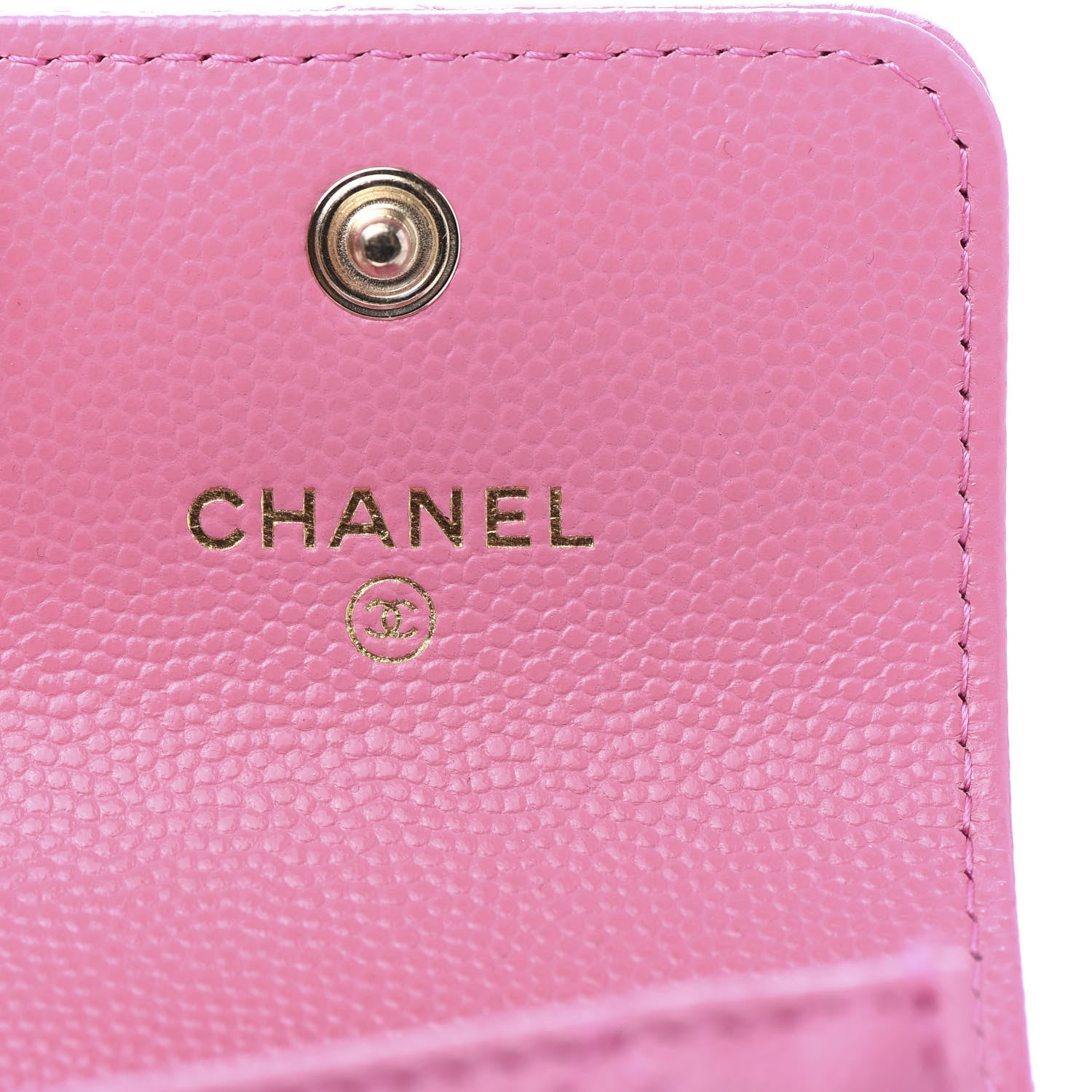 Chanel Caviar Quilted Crystal CC Airpods Pro Case Pink 6 of 9