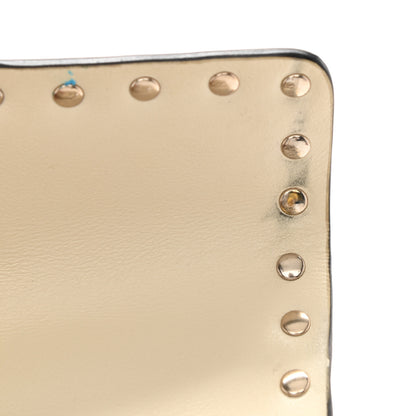 Valentino Garavani Vitello Small Rockstud Single Handle Flap Bag Light Ivory 18 of 19