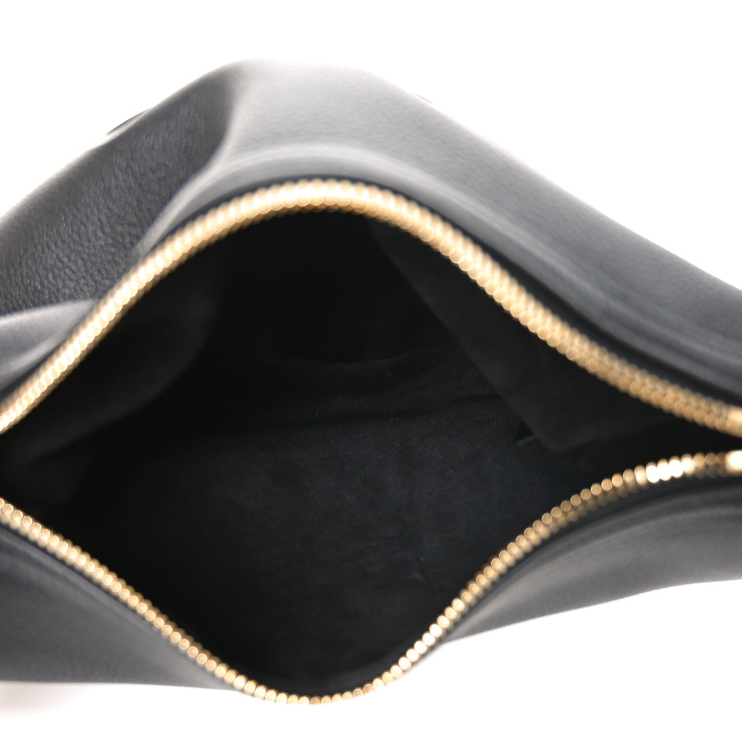Celine Supple Calfskin Cuir Triomphe Small Heloise Shoulder Bag Black 5 of 11