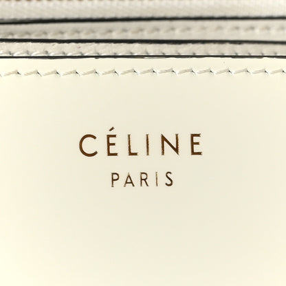 Celine Spazzolato Calfskin Medium Classic Box Bag White 6 of 9