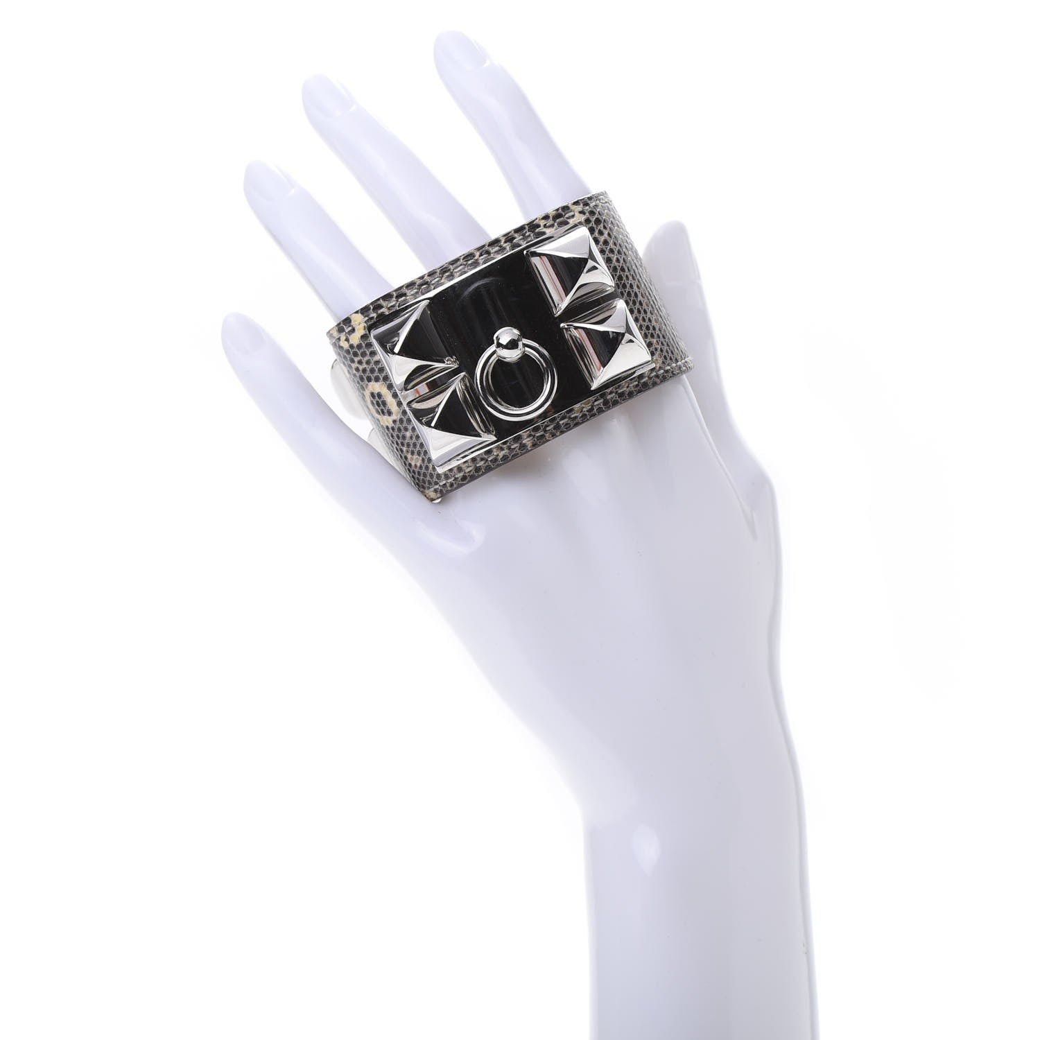 Hermes Lizard Collier De Chien CDC Bracelet T2 Ombre 2 of 7