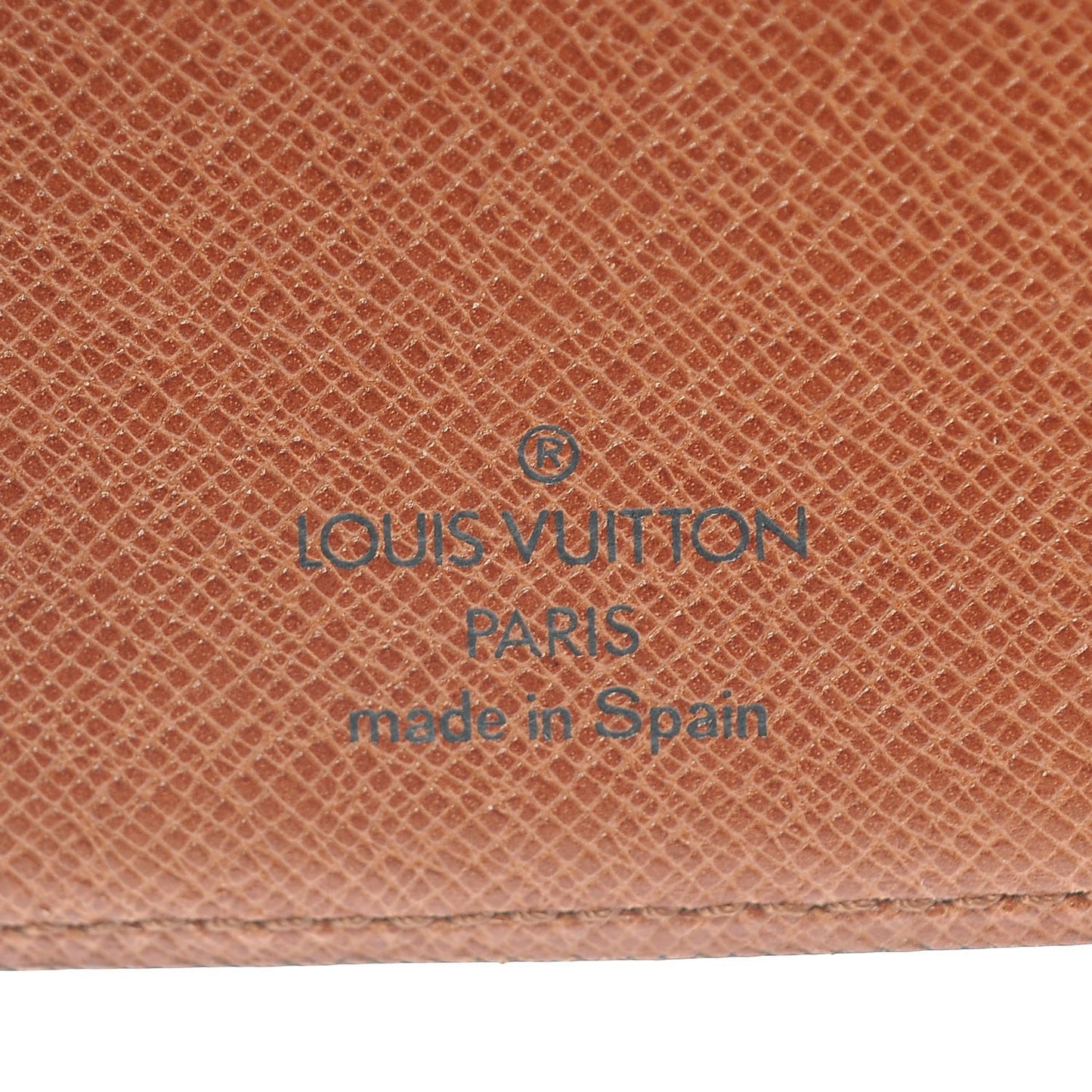 Monogram Checkbook Holder Case Wallet