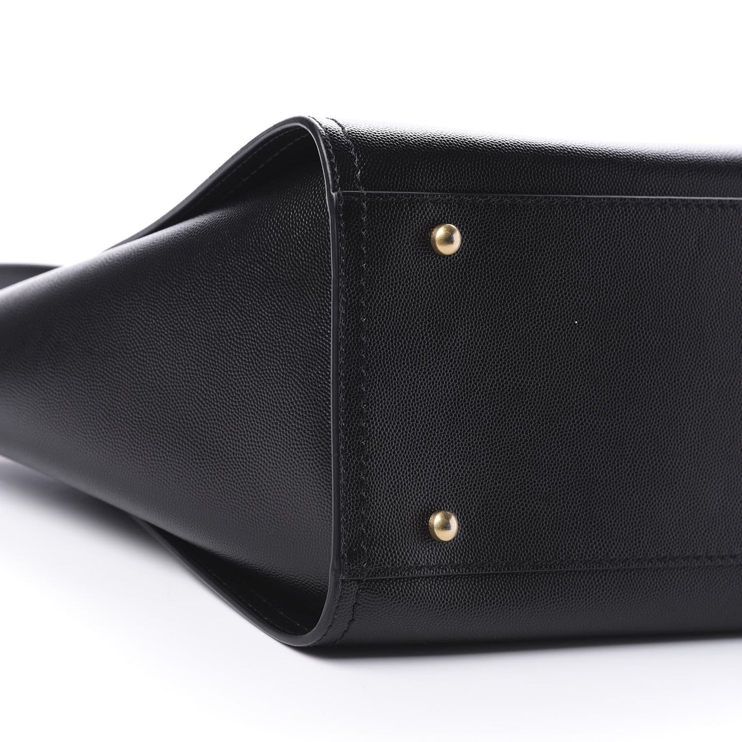 Caviar Small Studded Deauville Tote Black