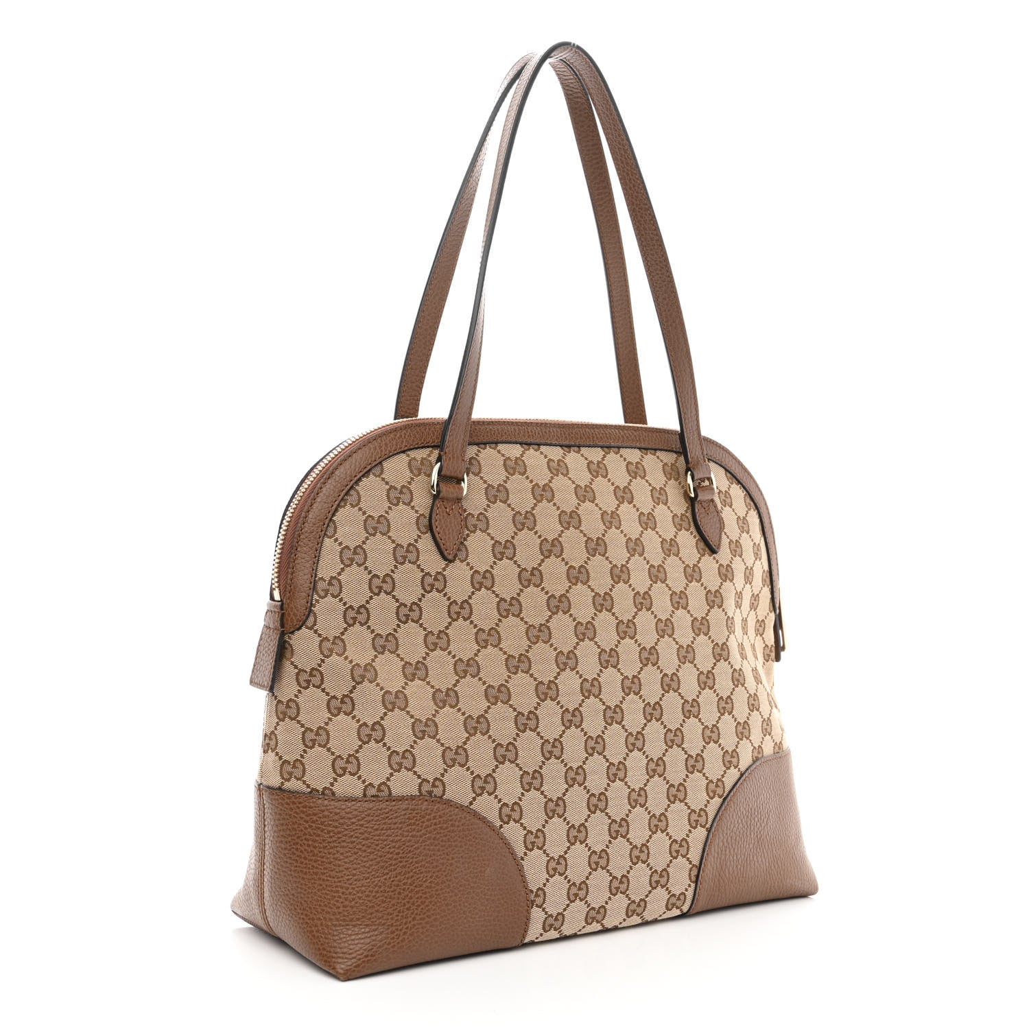 Gucci Monogram Medium Bree Shoulder Bag Beige Tabacco 3 of 10