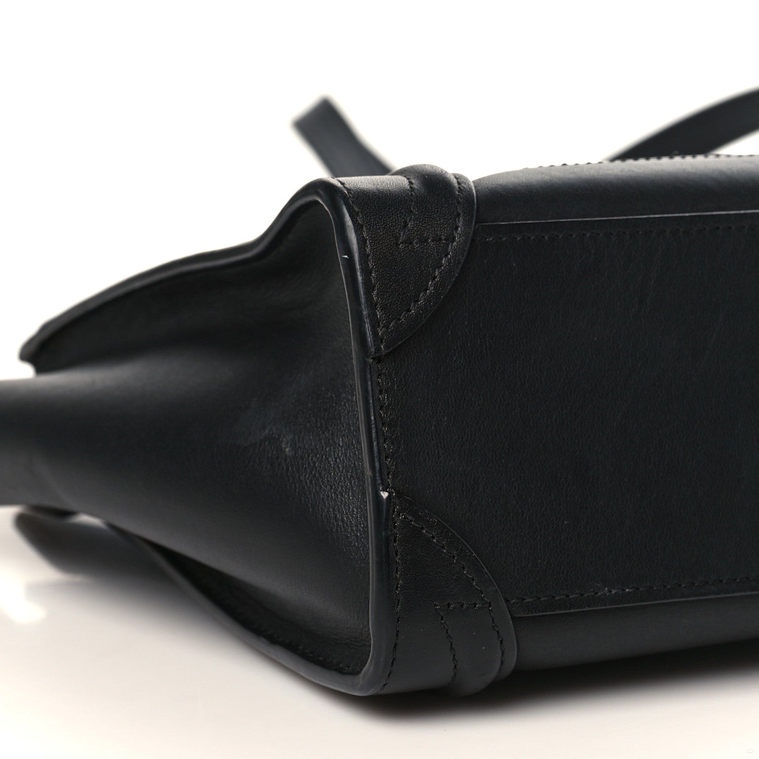 Celine Smooth Calfskin Nano Luggage Black 7 of 8
