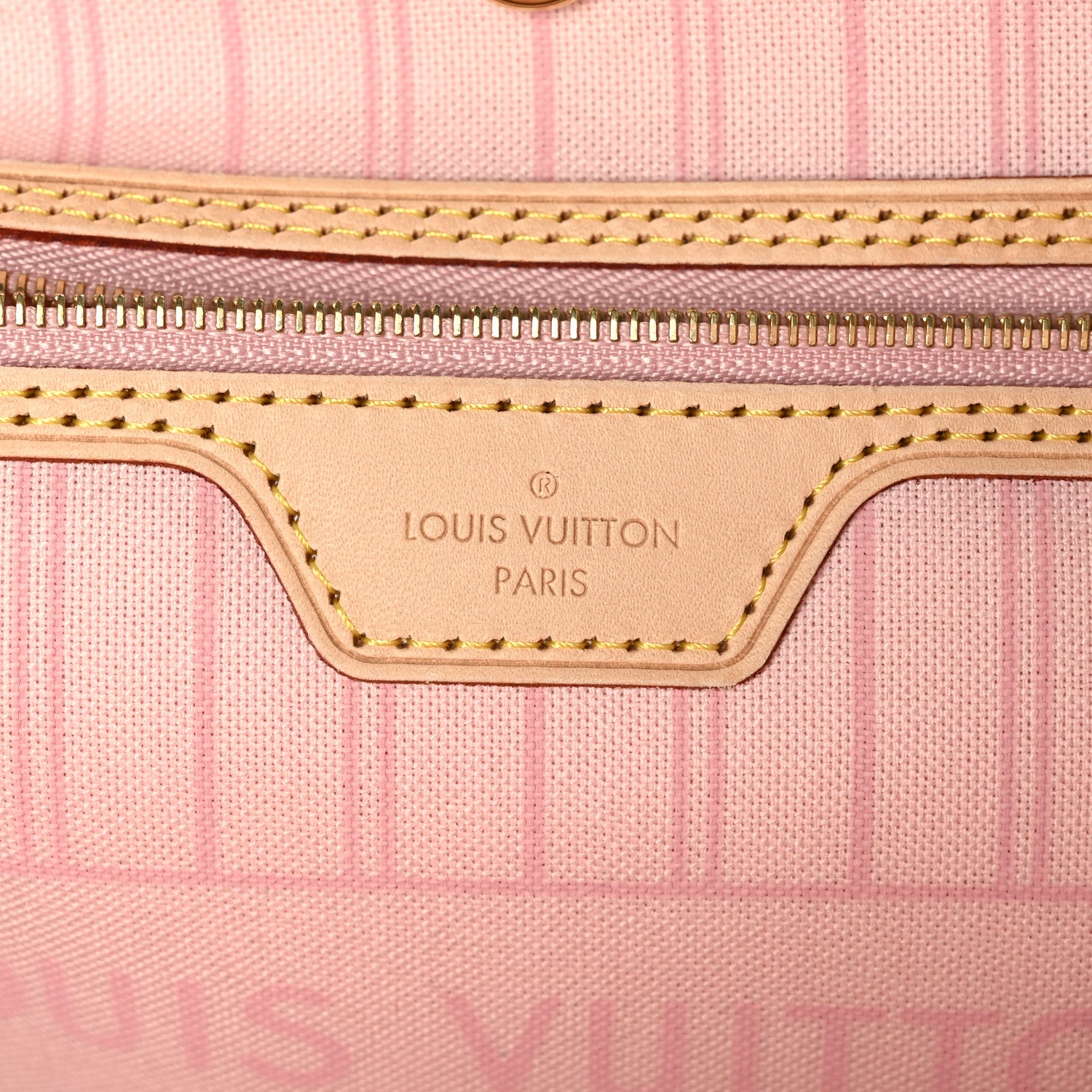 Louis Vuitton Damier Azur Neo Neverfull MM Rose Ballerine 6 of 8