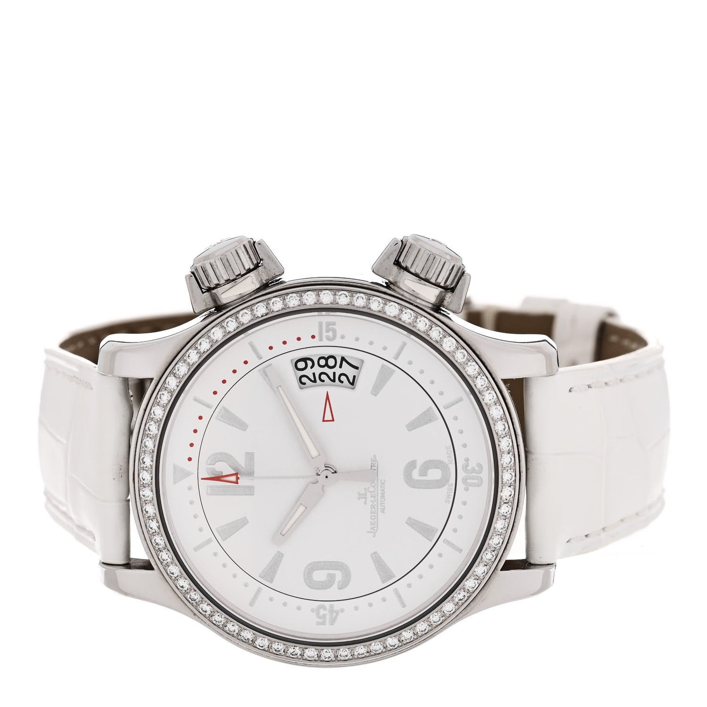 Stainless Steel Alligator Diamond Bezel 37mm Master Compressor Automatic Watch 148.8.60