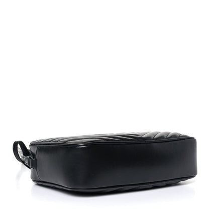 Saint Laurent Calfskin Matelasse Monogram Lou Camera Bag Black 3 of 5