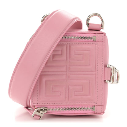 Givenchy Patent Calfskin Mini Cube Pandora Chain Shoulder Bag Pink 1 of 10