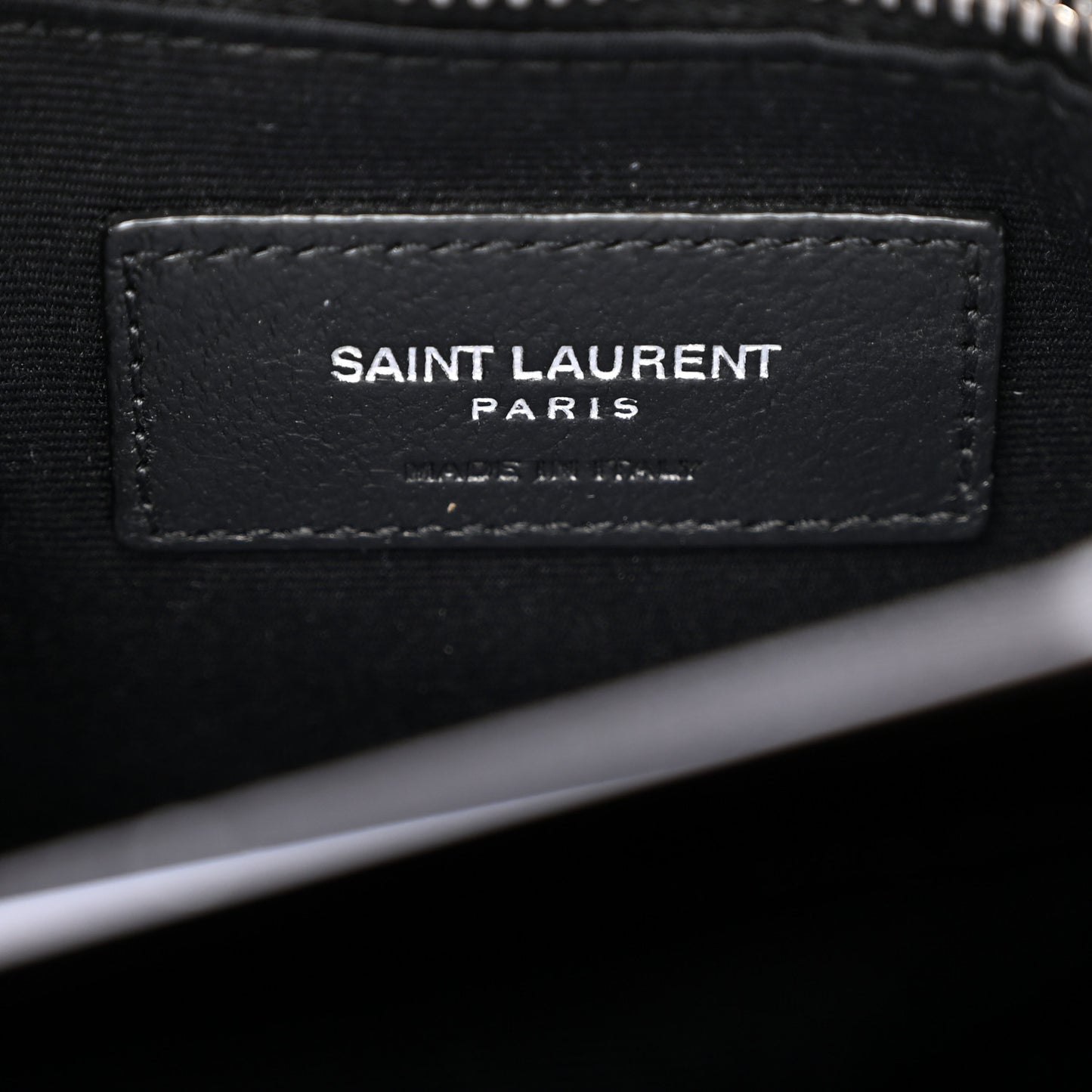 Calfskin Y Quilted Monogram Toy Loulou Crossbody Bag Black