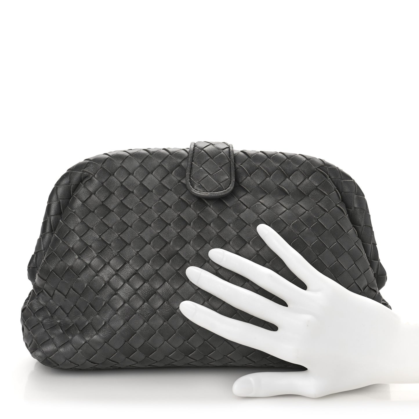 Nappa Intrecciato The Lauren 1980 Clutch Ebano