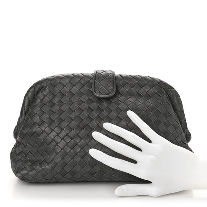 Bottega Veneta Nappa Intrecciato The Lauren 1980 Clutch Ebano 3 of 10