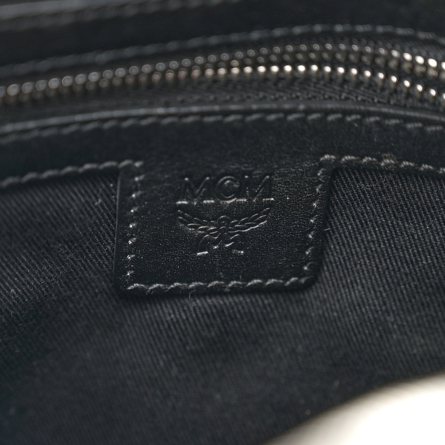 MCM Visetos Spot Crossbody Bag Black 6 of 9