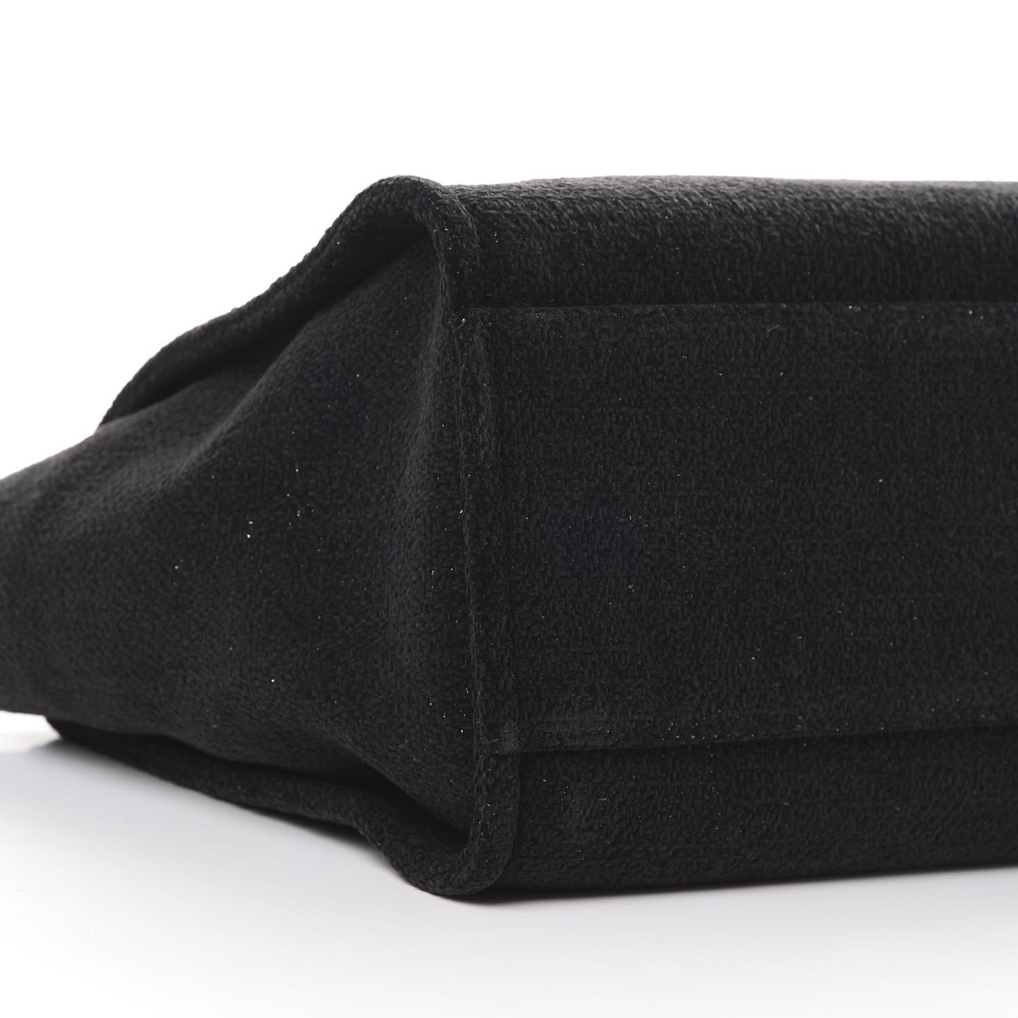 Lurex Boucle Medium Deauville Tote Black