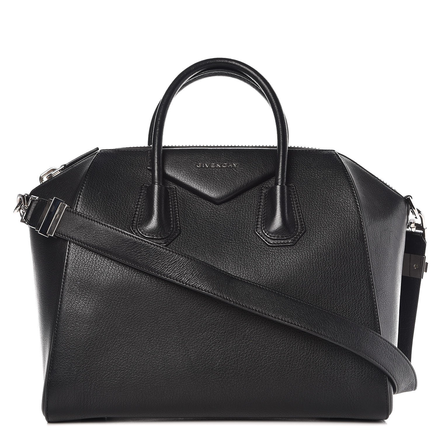 Givenchy Sugar Goatskin Medium Antigona Black 1 of 16