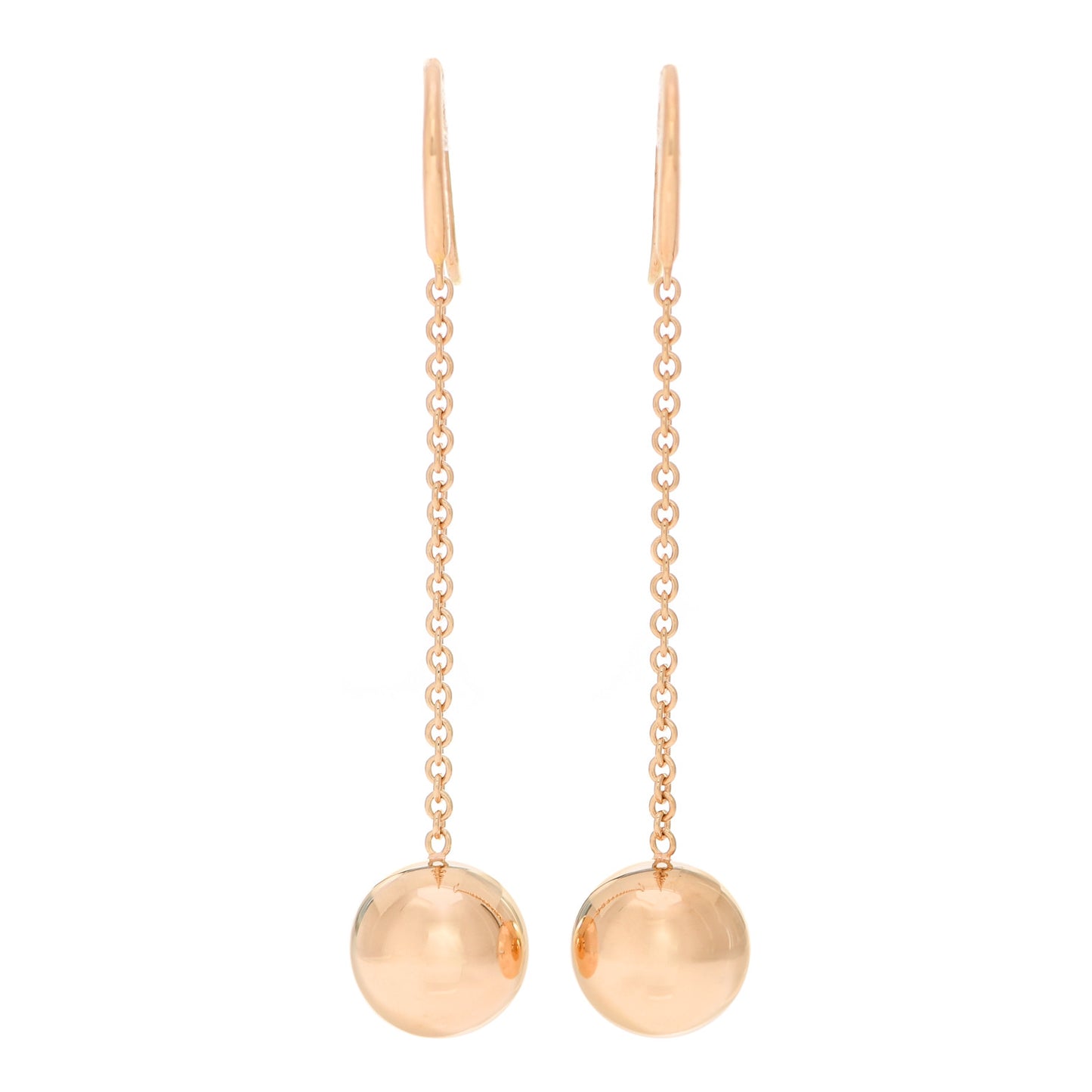 18K Rose Gold 10mm HardWear Ball Hook Drop Earrings