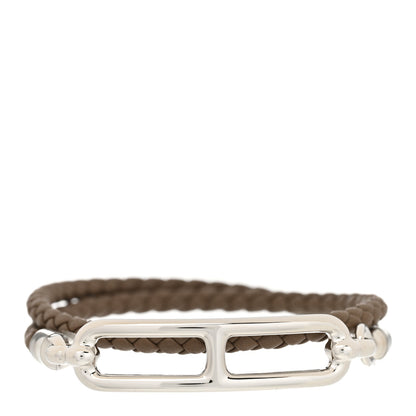 Hermes Swift Roulis Double Tour Bracelet Etoupe 1 of 4