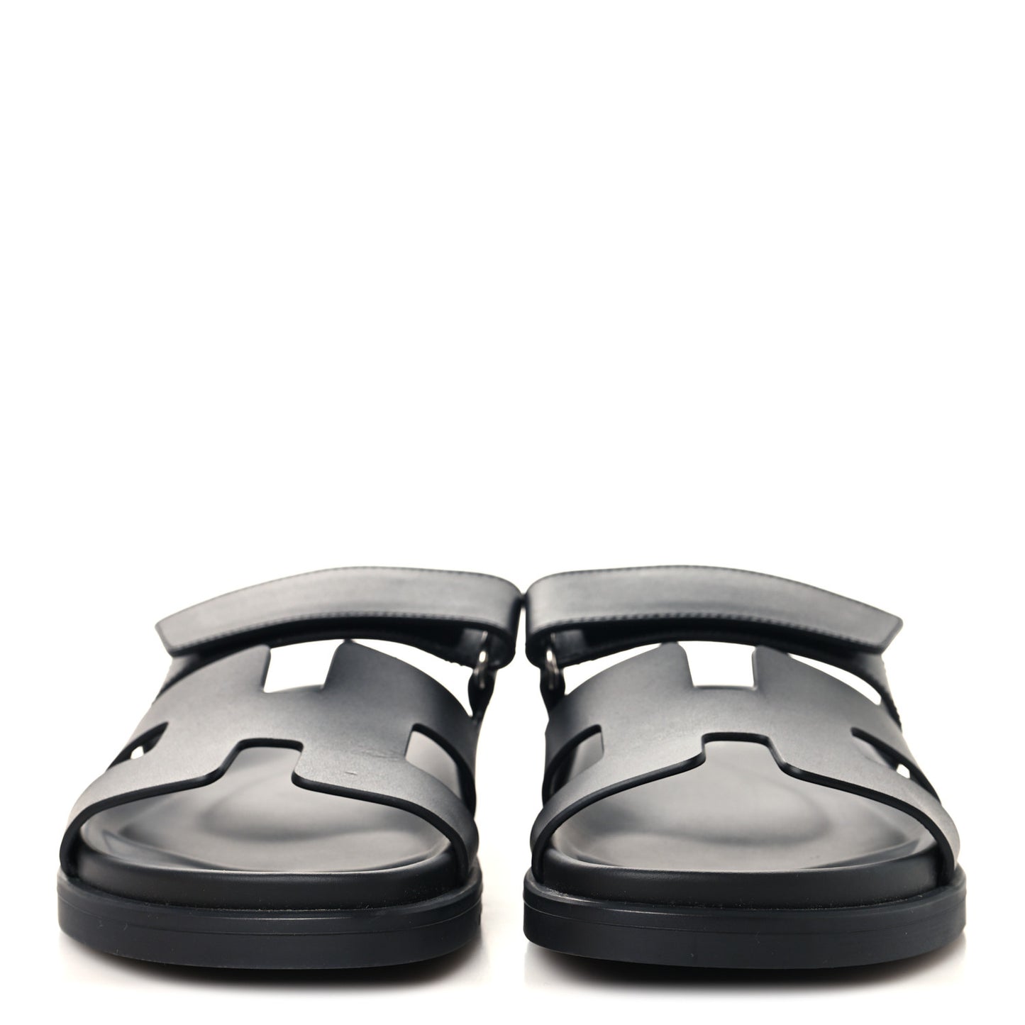 Calfskin Womens Chypre Sandals 36.5 Black