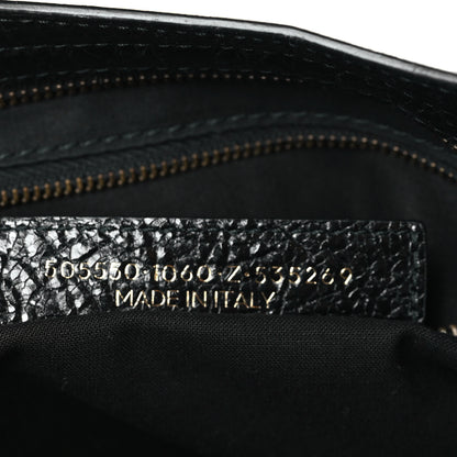 Balenciaga Agneau Classic Hardware City Logo Strap Black White 7 of 9