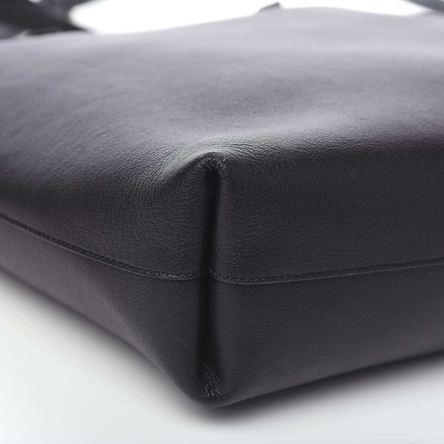 Calfskin Toy Shopping Tote Black