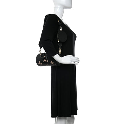 Louis Vuitton Empreinte Monogram Giant Papillon BB Black Beige 2 of 10