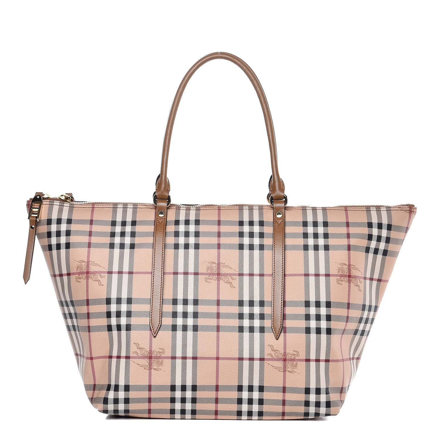 Burberry Haymarket Check Medium Salisbury Tote Mid Camel 1 of 10