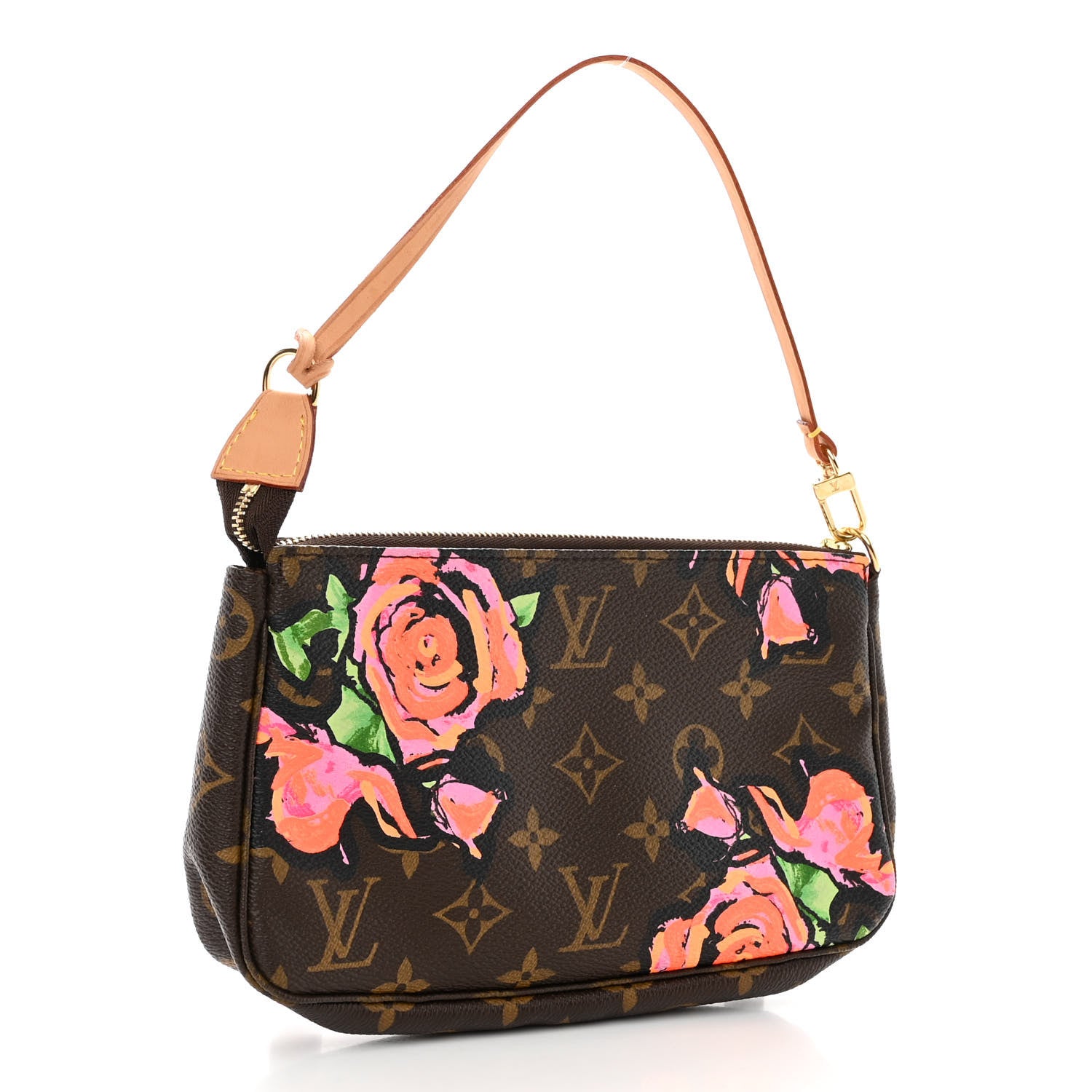 Louis Vuitton Monogram Roses Pochette Accessories 3 of 10