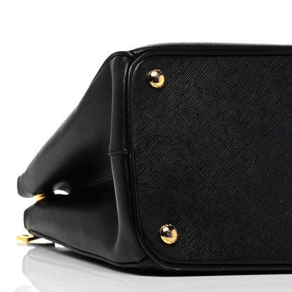 Prada Saffiano Medium Galleria Double Zip Tote Black 5 of 9