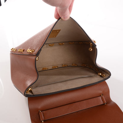 Chloe Calfskin Drew Chain Shoulder Bag Tobacco 5 of 9