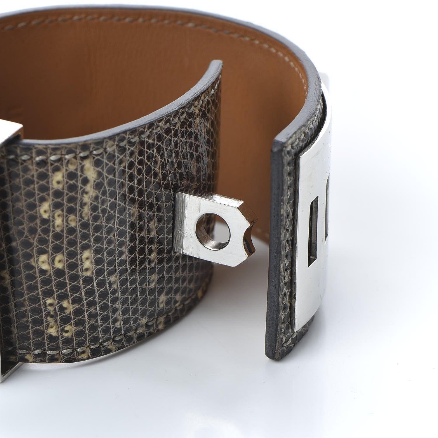 Hermes Lizard Collier De Chien CDC Bracelet S Ombre 4 of 6