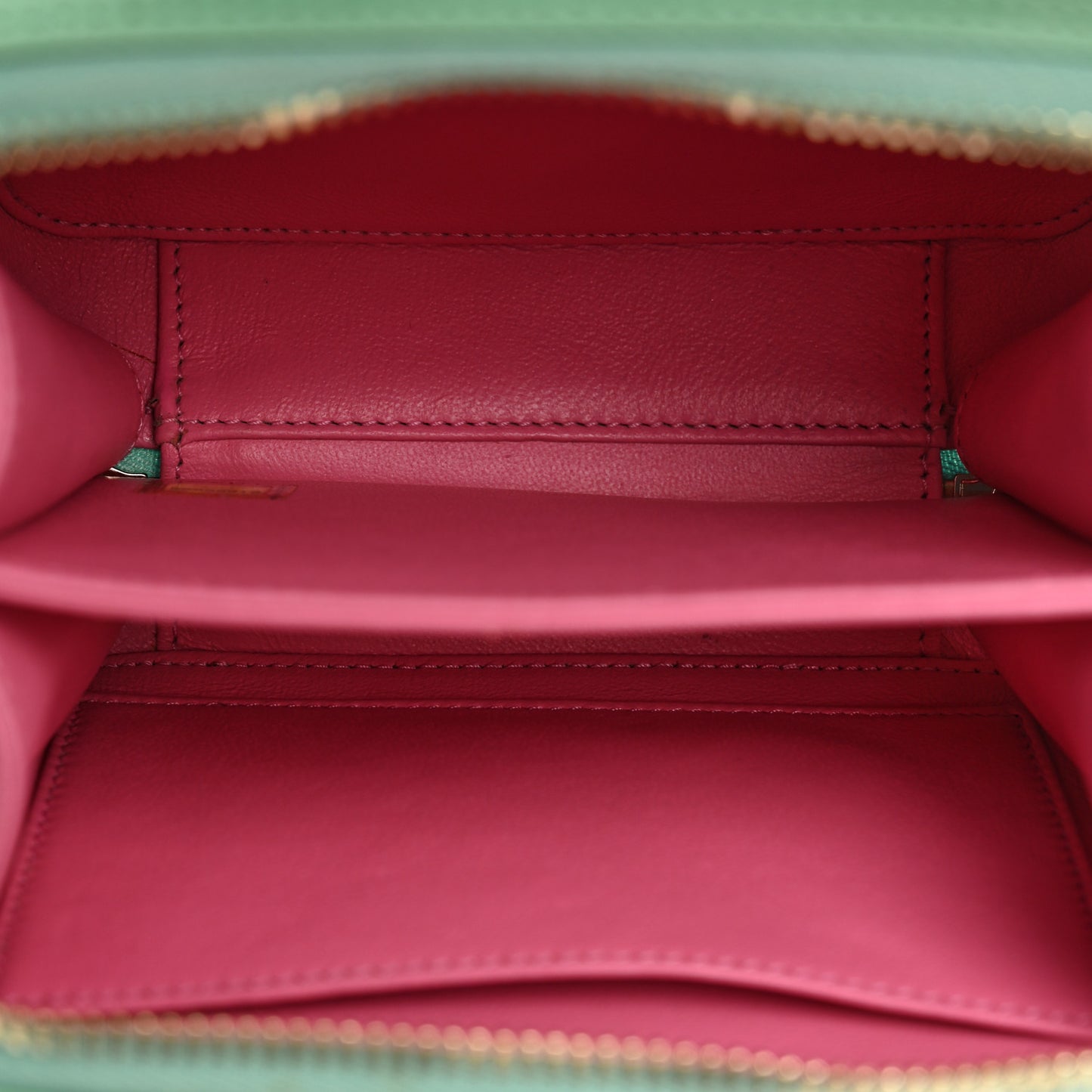 Caviar Quilted Small CC Filigree Vanity Case Pink Green Blue