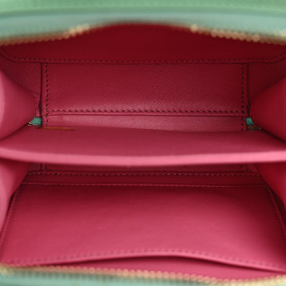 Chanel Caviar Quilted Small CC Filigree Vanity Case Pink Green Blue 5 of 15