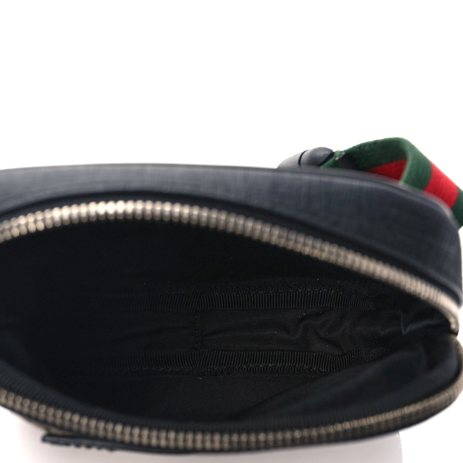 Gucci GG Supreme Monogram Web Belt Bag Black 5 of 12