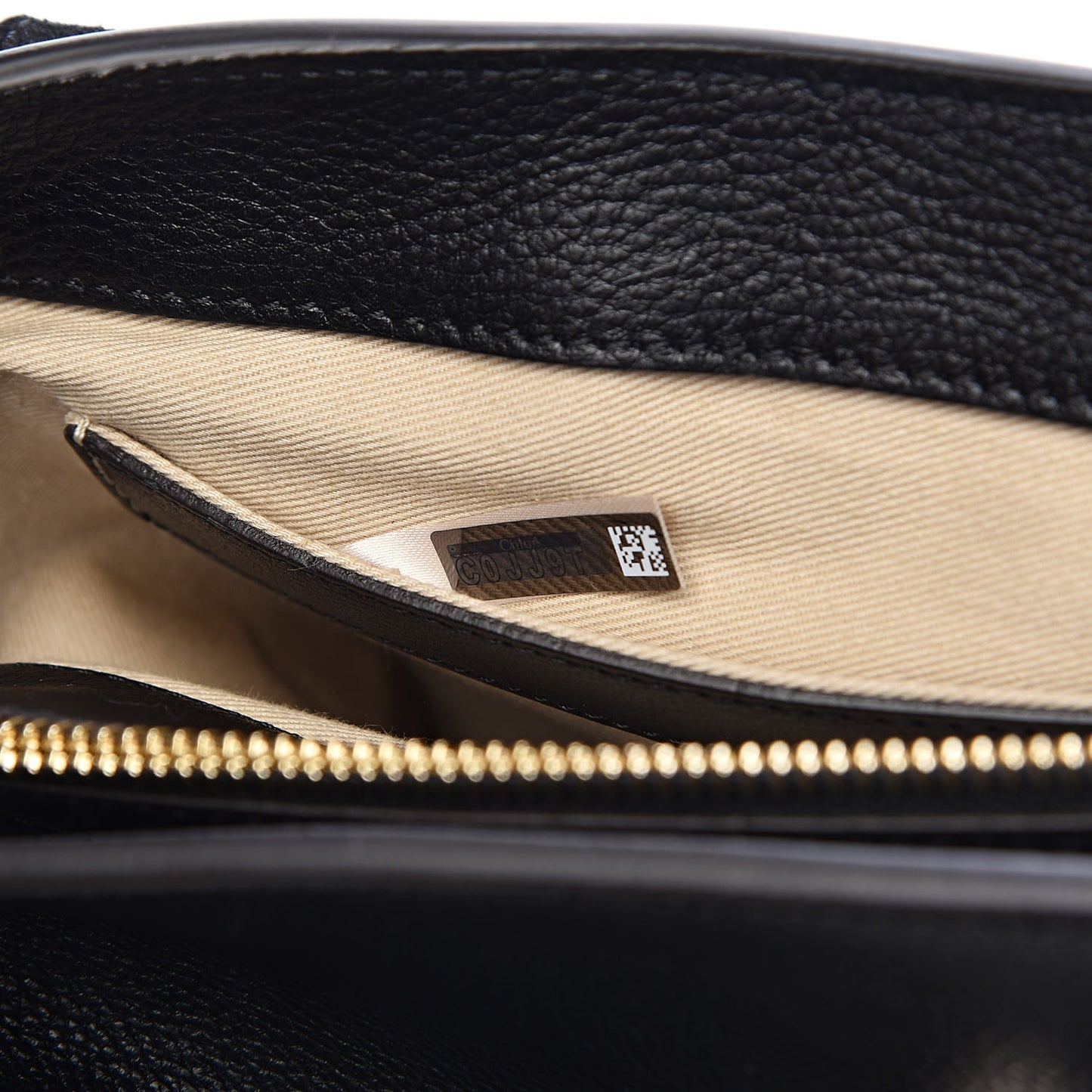 Calfskin Medium Faye Day Shoulder Bag Black