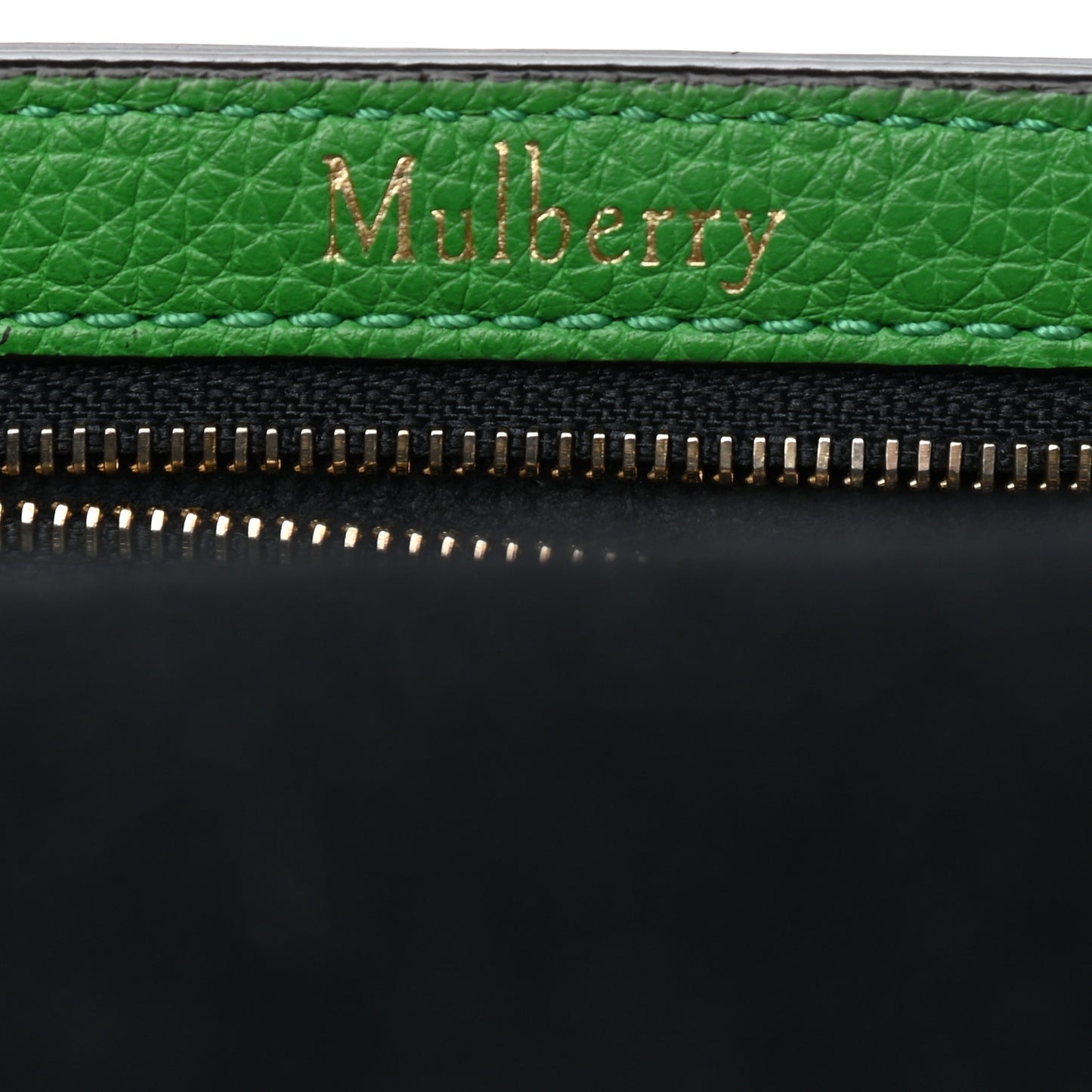 Classic Grain Small Bayswater Satchel Grass Green