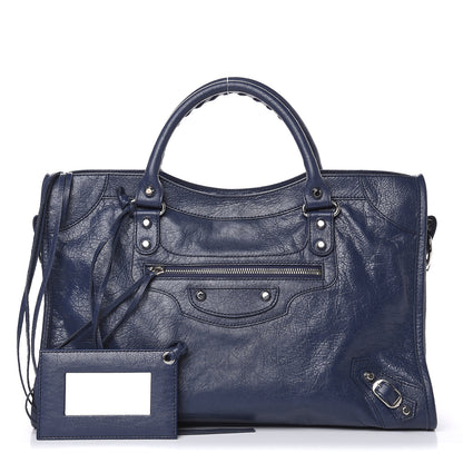 Balenciaga Agneau Classic Silver Hardware City Gris Chartreux 1 of 9