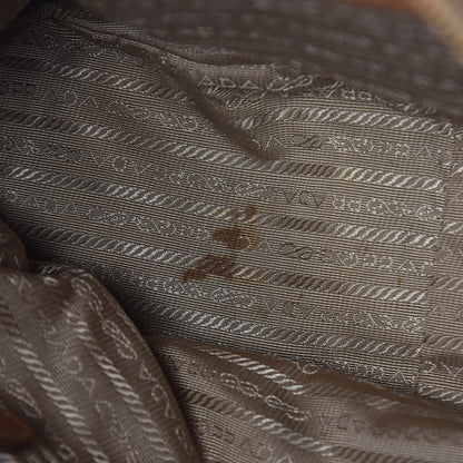 Prada Jacquard Logo Handbag Corda Brandy 6 of 10