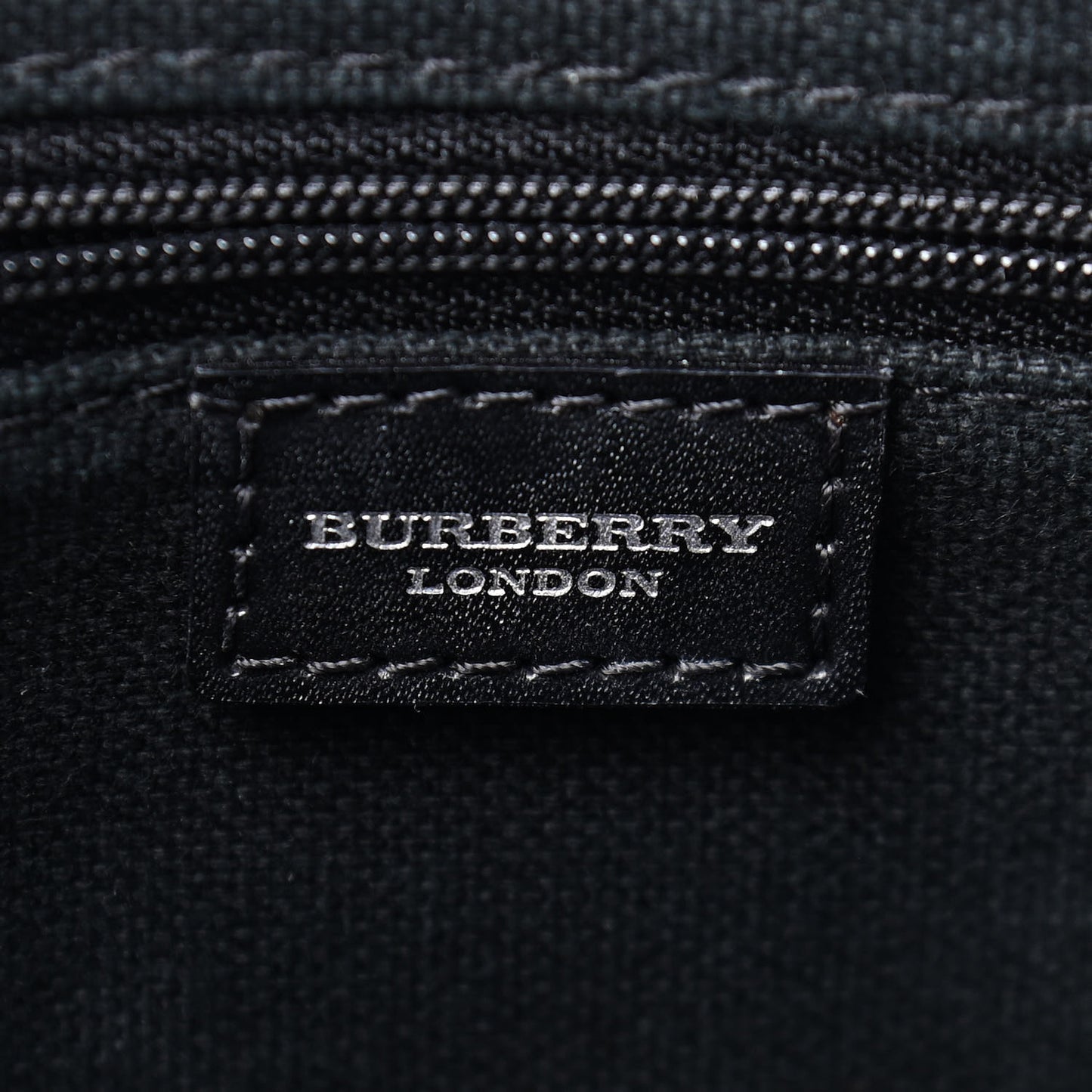 House Check Large Bowler Tote Black