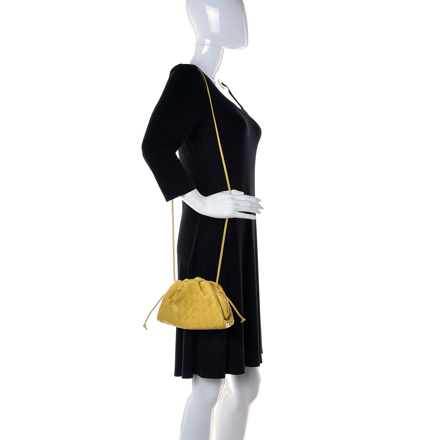 Nappa Intrecciato The Mini Pouch Buttercup