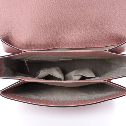 Gucci Dollar Calfskin Medium Interlocking G Top Handle Shoulder Bag Soft Pink 5 of 10