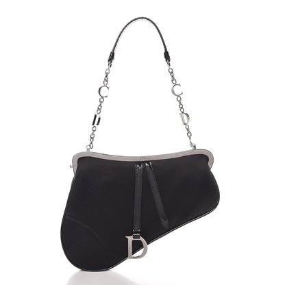Christian Dior Nylon Mini Saddle Bag Black 1 of 8