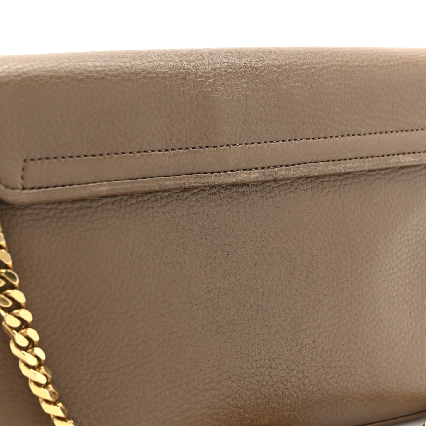 Cellarius Calfskin Medium 1973 Chain Shoulder Bag Marron Glace