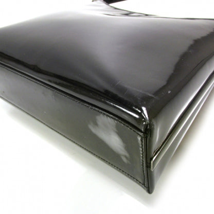 FASHIONPHILE SalavatoreFerragamoPatenLeatherShoulderBag 7 of 10