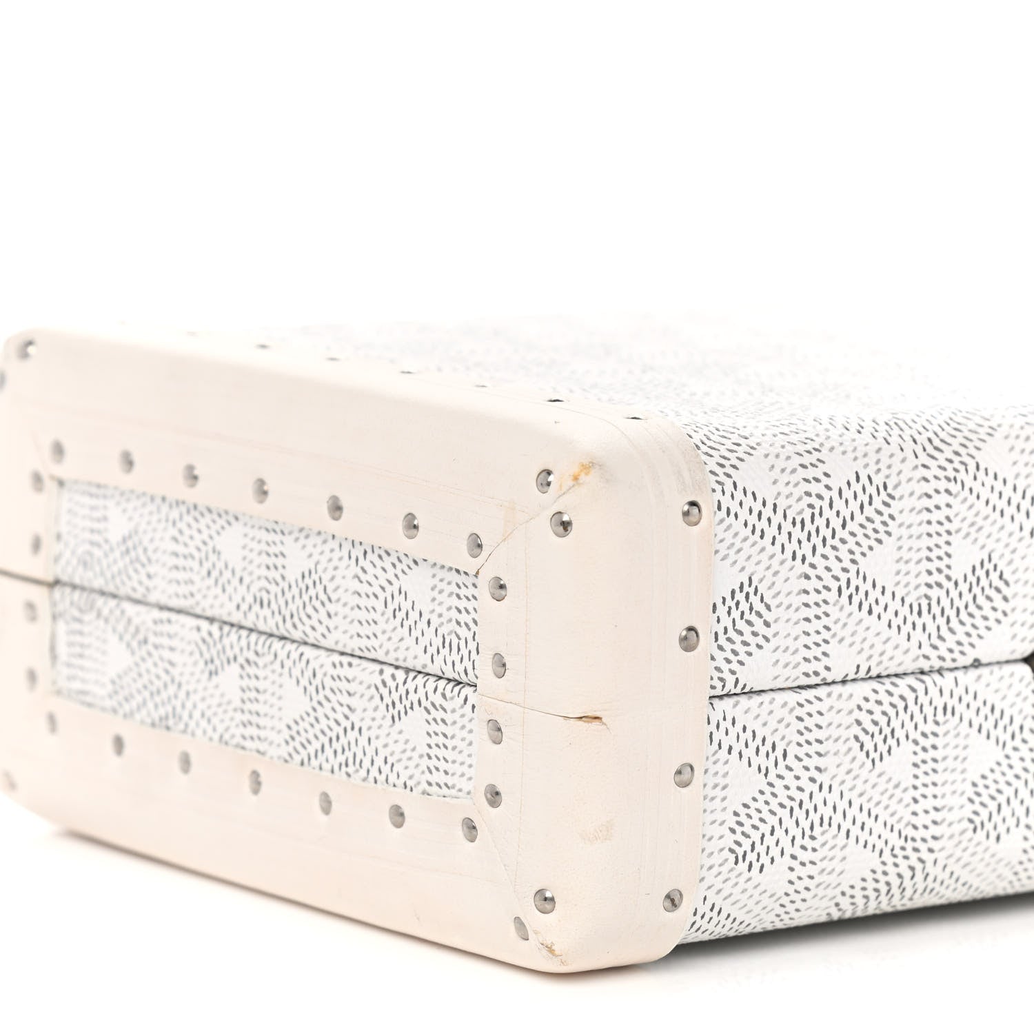 Goyard Goyardine Saint Honore Clutch White 9 of 17
