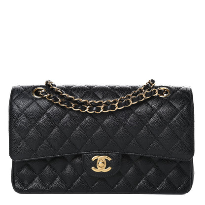 Chanel Caviar Quilted Medium Double Flap Black 1 of 10