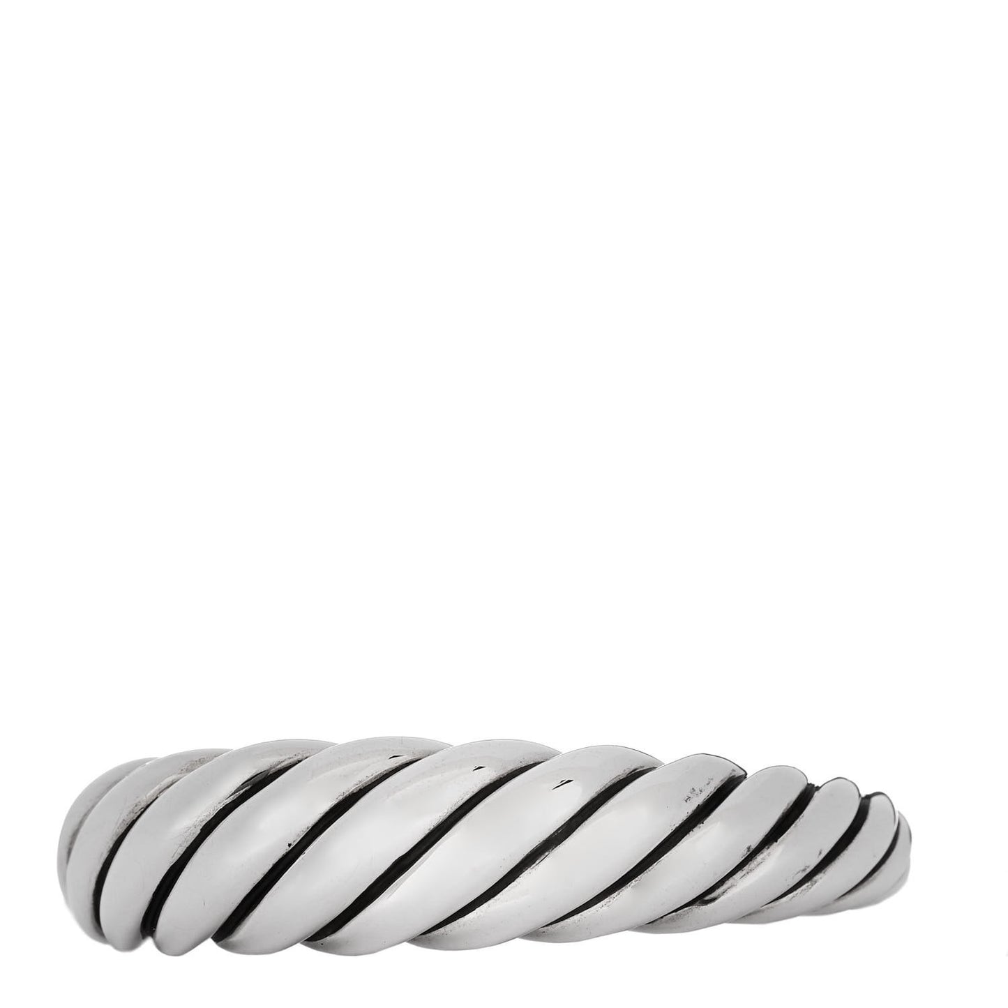 Sterling Silver 17mm Pure Form Cable Bracelet